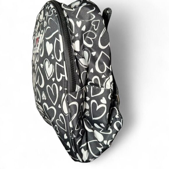 Brighton Endless Love Black & White heart mini backpack adjustable straps main image 4